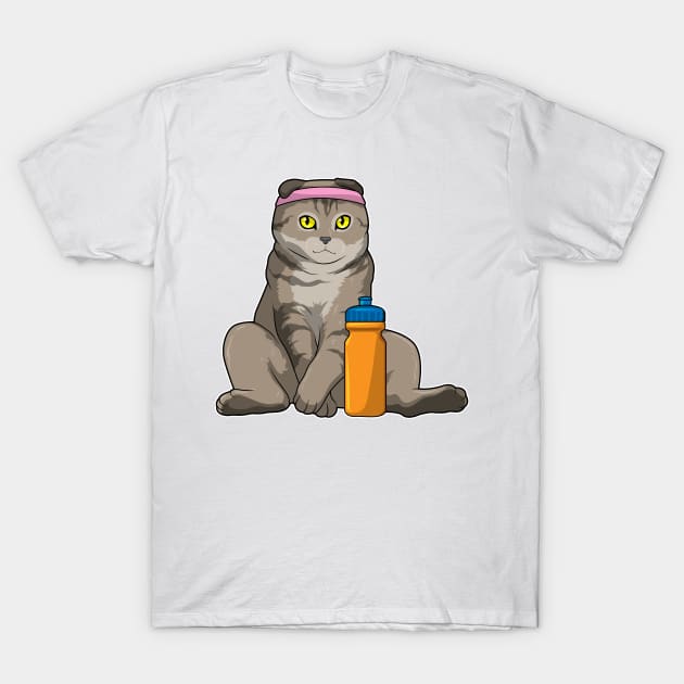 Cat Fitness Drinking mug T-Shirt by Markus Schnabel